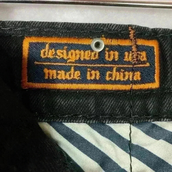 Rock Revival Vintage Straight Black Jeans Men’s Steven Style Size 42 - Picture 5 of 7